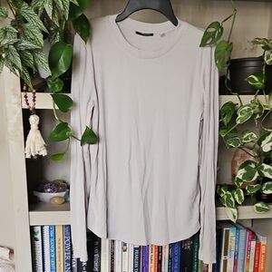 Tahari Long Sleeve Ribbed Top